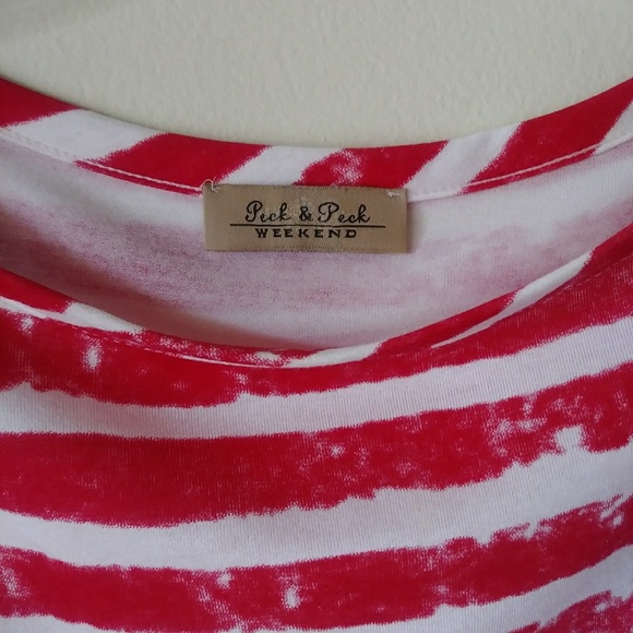 Peck & Peck Weekend Horizontal Striped Top - Picture 3 of 4